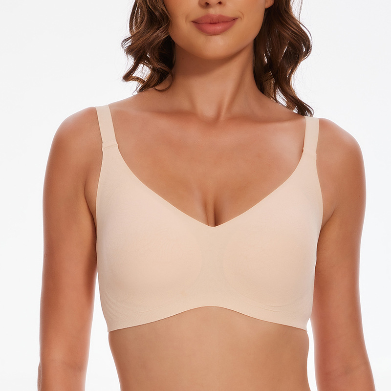 Seamless Flowers Patterned Wir - Wirefree Bra Comfort 评论和价格